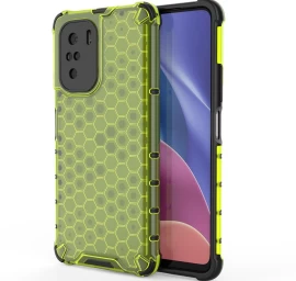 honeycomb Korpuso šarvuotas Dangtelis Su Gelio Rėmeliu Xiaomi Redmi K40 Pro+ / K40 Pro / K40 / Poco F3 žalias honeycomb Korpuso šarvuotas Dangtelis Su Gelio Rėmeliu Xiaomi Redmi K40 Pro+ / K40 Pro / K40 / Poco F3 žalias