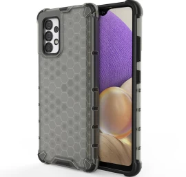 honeycomb šarvuotas Dėklas Su Geliniu Rėmeliu, Skirtas samsung Galaxy A03s (166.5), Juodas honeycomb šarvuotas Dėklas Su Geliniu Rėmeliu, Skirtas samsung Galaxy A03s (166.5), Juodas