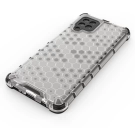honeycomb šarvuotas Dėklas Su Geliniu Rėmeliu, Skirtas samsung Galaxy A42 5g, Juodas