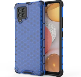 honeycomb šarvuotas Dėklas Su Geliniu Rėmeliu, Skirtas samsung Galaxy A42 5g, Mėlynos Spalvos