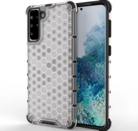honeycomb šarvuotas Dėklas Su Geliniu Rėmeliu, Skirtas samsung Galaxy S22+ (s22 Plus), Skaidrus honeycomb šarvuotas Dėklas Su Geliniu Rėmeliu, Skirtas samsung Galaxy S22+ (s22 Plus), Skaidrus