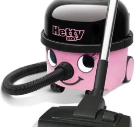 Hoover Su Maišeliu Numatic Hetty Het200 (620w / Juoda Ir Rožinė )