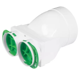 Horizontali difuzoriaus pajungimo dėžutė VPC125-2  (2 x ø 75)