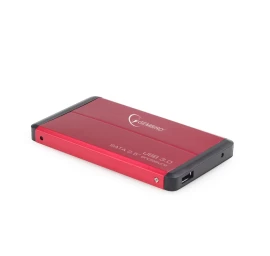 Housing GEMBIRD EE2-U3S-2-R (2.5 Inch; USB 3.0; Aluminum; red color)