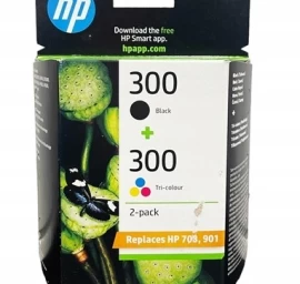 Hp 300 Juodų Ir Trijų Spalvų Rašalo Rinkinys (cn637ee)