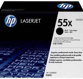 Hp 55x Juodos Spalvos Tonerio Kasetė Ce255x Ce255x