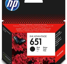 Hp 651 Juodos Spalvos Rašalas (c2p10ae)