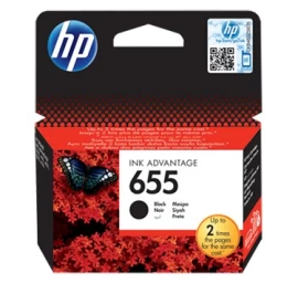 Hp 655 Juodos Spalvos Rašalo Kasetė (cz109ae) Cz109ae
