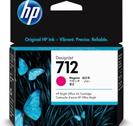 HP 712 (3ED68A) Rašalinė kasetė, Purpurinė (SPEC)