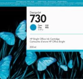 Hp 730 žydros Spalvos Rašalas (p2v68a)