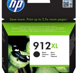 Hp 912 Xl Juodos Spalvos Rašalas (3yl84ae)