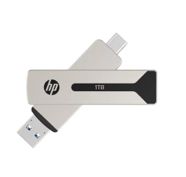 Hp Solid State Grade Otg Type-c Flash Diskas 911 Pro (1 Tb / Sidabrinis / Juodas )