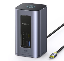 Hub 12-in-1 Doko Stotis: Usb-c, Usb-a, Hdmi, Rj45, Sd, Microsd, 4k, 60 Hz, Pd, 10 Gb/s