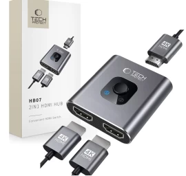 Hub Adapteris 2in1 Hdmi 4k 60hz - Pilkas