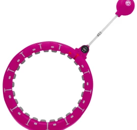 Hula Hop Su Masažuokliu, Svarmeniu Ir Skaitikliu Fuksija Enero Fit