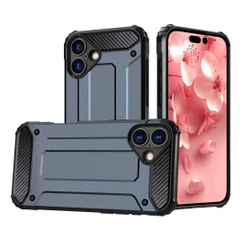 hybrid Armor Apsauginis Dėklas iphone 16 Plus - Mėlynas