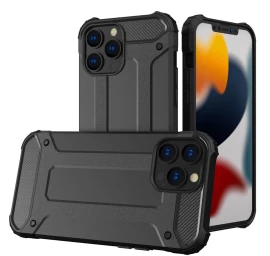 hybrid Armor Hibridinis Apsauginis Dėklas iphone 13 Pro Max, Juodos Spalvos