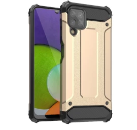 Hybrid Armor Hibridinis šarvuotas Dėklas, Skirtas Samsung Galaxy A22 4g Auksinis