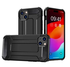 hybrid Armor Iphone 15 Plus Dėklas - Juodas