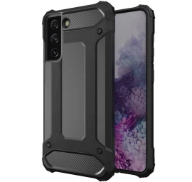 Hybrid Armor šarvuotas Hibridinis Dėklas Samsung Galaxy S22+ (s22 Plus) Juodas