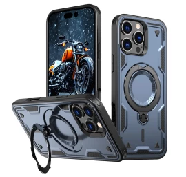 Hybrid Armor Trendy Magsafe Dėklas Iphone 16 Pro Max - Mėlynas