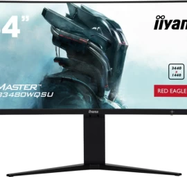 Iiyama Gcb3480wqsu-b1 Monitorius (34&amp;quot; /va /180hz /3440 X 1440 / Juodos Spalvos)