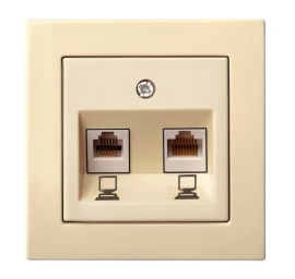 IKL-002-01 E/S ĮL.KOMP.LIZD. 2XRJ45 6E B/R EPSILON