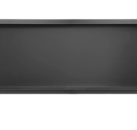 Įleidžiama berėmė sieninė lentyna Balneo Wall Box NO RIM, juodos sp., 90x30x10 cm, OB-BL6-NR