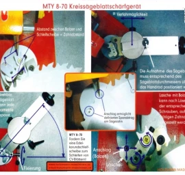 21-80-027 Diskinių pjūklų galandimo staklės HOLZMANN MTY 8-70