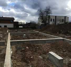 CFA gręžtiniai pamatai žiemą