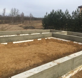 CFA gręžtiniai pamatai žiemą