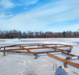 Lieptų, tiltelių, pirsų, pavėsinių ant vandens statyba