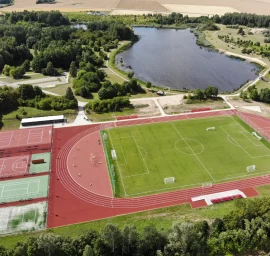 Linijų dažymas stadionuose bei sporto aikštynuose