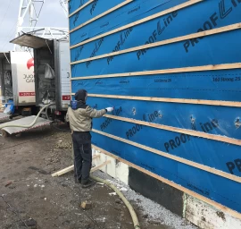 Oro tarpų šiltinimas ekovata Isocell ar Thermofloc, termoputa, poliuretanu gamapur, granulėmis, kitomis biriomis medžiagomis Oro tarpų šiltinimas ekovata Isocell ar Thermofloc, termoputa, poliuretanu gamapur, granulėmis, kitomis biriomis medžiagomis