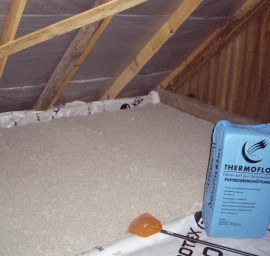 Grindų šiltinimas Thermofloc ekovata