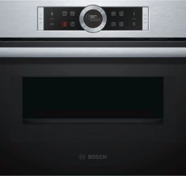 įmontuojama Bosch 8 Serijos Cmg 633bs1 įmontuojama Mikrobangų Krosnelė Ir Keptuvė