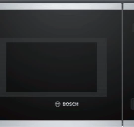 įmontuojama Mikrobangų Krosnelė Bosch Bfl553ms0 (900w / 25l / Juoda Ir Plienas)