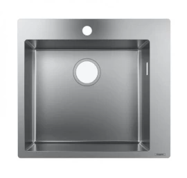 Įmontuojama plieninė plautuvė Hansgrohe S71 S711-F450