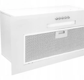 Įmontuojamas 45 cm pločio gartraukis Schlosser TN45PBWH GLASS, baltas