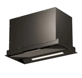 Įmontuojamas 52 cm pločio gartraukis Schlosser HPR 52 TCBL / GLASS, juodas