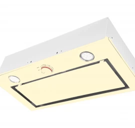 Įmontuojamas 60 cm. pločio gartraukis Schlosser SBG60IV GLASS, kreminės sp.