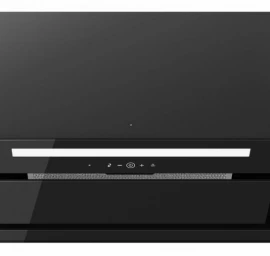 Įmontuojamas 60 cm pločio gartraukis Schlosser TD60TCBL FULL GLASS, juodas