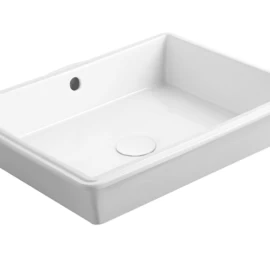 Įmontuojamas praustuvas Simas Agile 47x37 cm, balta matinė, S59 BIANCO MATT