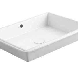 Įmontuojamas praustuvas Simas Agile 55x35 cm, balta matinė, S60 BIANCO MATT