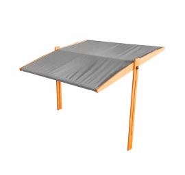 Impregnuotas smėliadėžės stogelis 120×120 cm, pilkas
