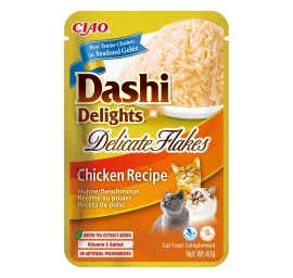 INABA CAT Dashi Delights Delicate Flakes Chicken - cat treat - 40g