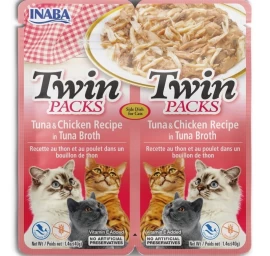INABA CAT Twin Tuna with Chicken in Broth cat treat 2x40g
