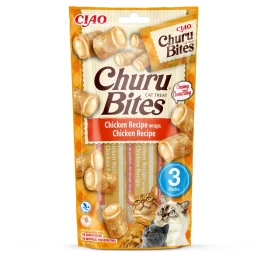 INABA Churu Bites Chicken recipe wraps - cat treats - 3x10 g