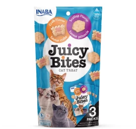 INABA Juicy Bites Crab and Scallop - cat treats - 3x11,3 g