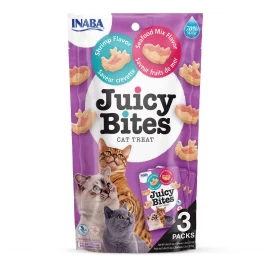 INABA Juicy Bites Shrimp and Seafood - cat treats - 3x11,3 g